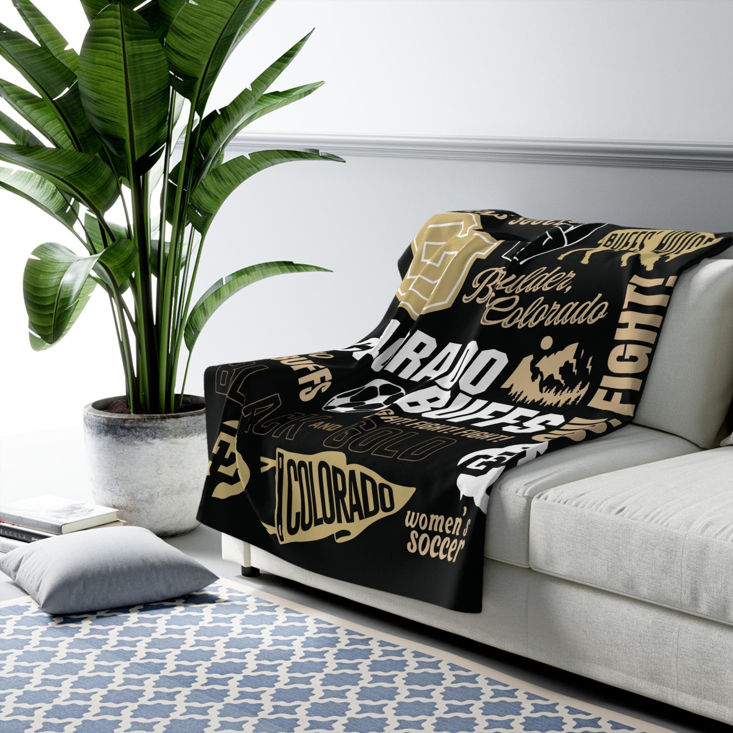 Colorado Buffs Game Day Sherpa Fleece Blanket