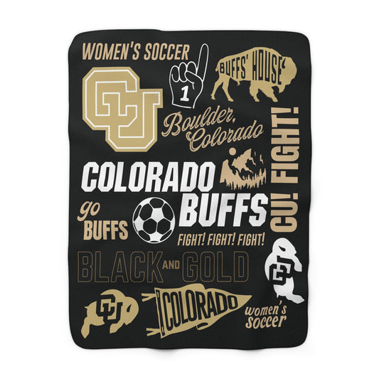Colorado Buffs  Game Day Sherpa Fleece Blanket