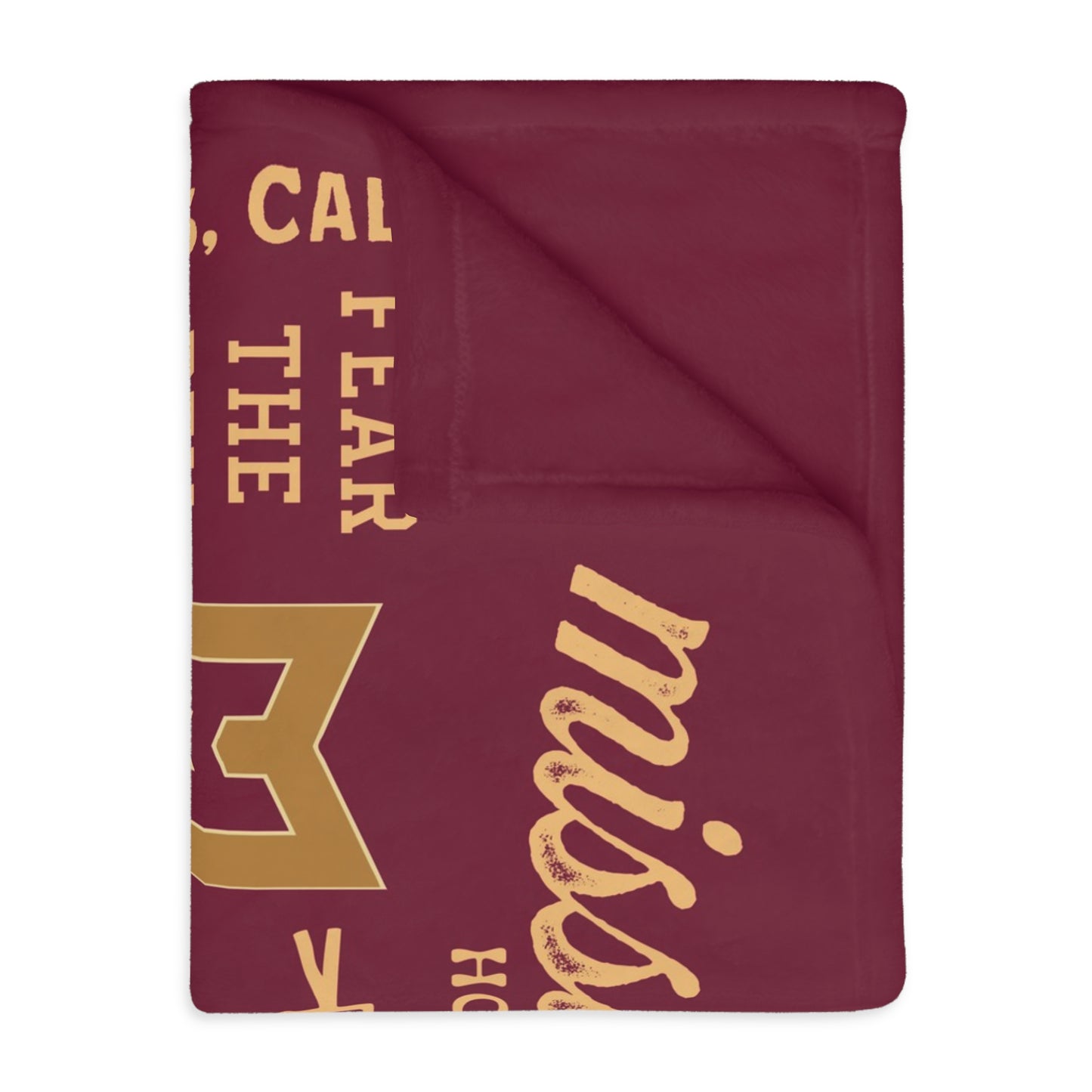 Mission Hills Grizzlies Game Day Velveteen Blanket