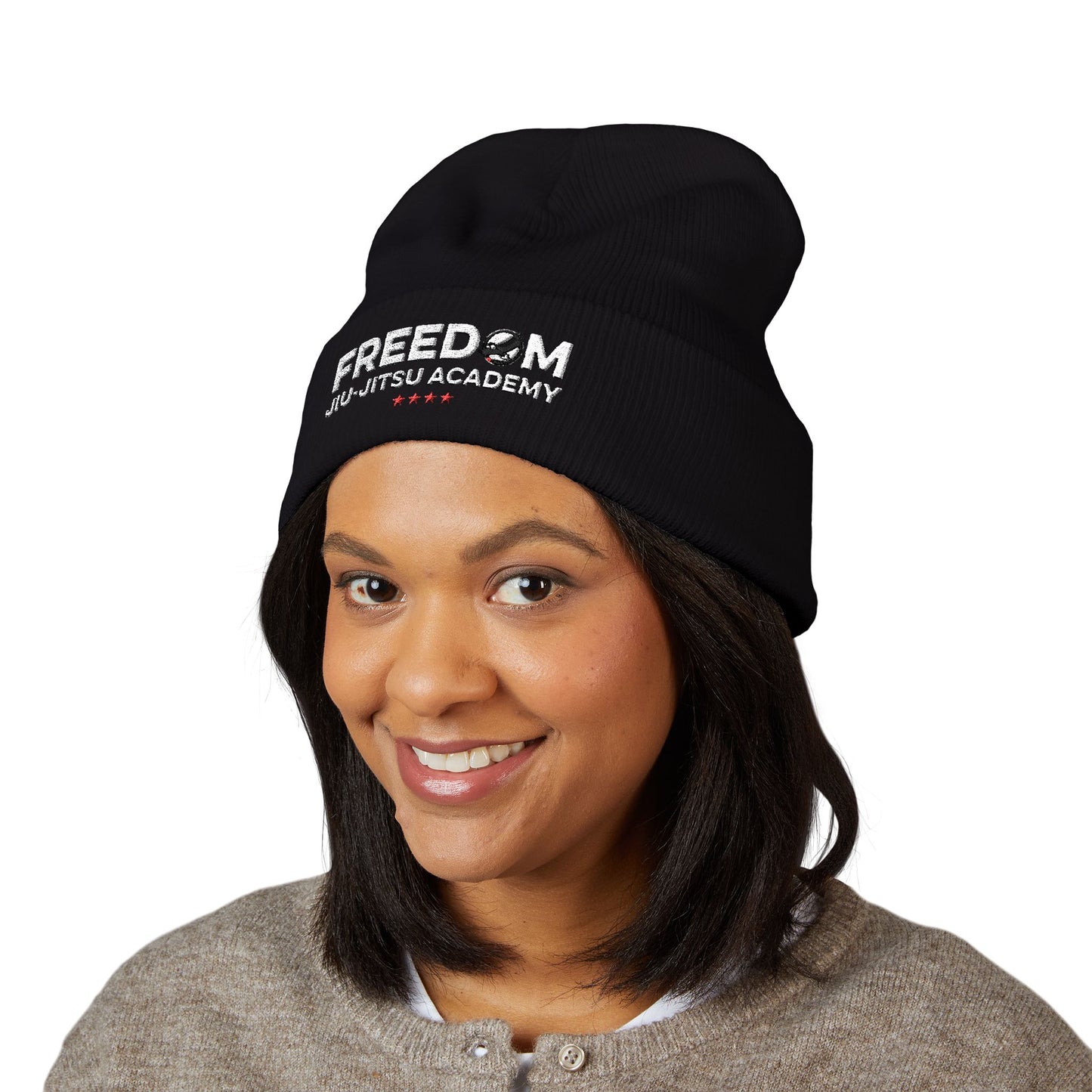 Freedom Alaska Embroidered Cuffed Beanie