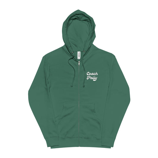Unisex Fleece Zip Up Hoodie
