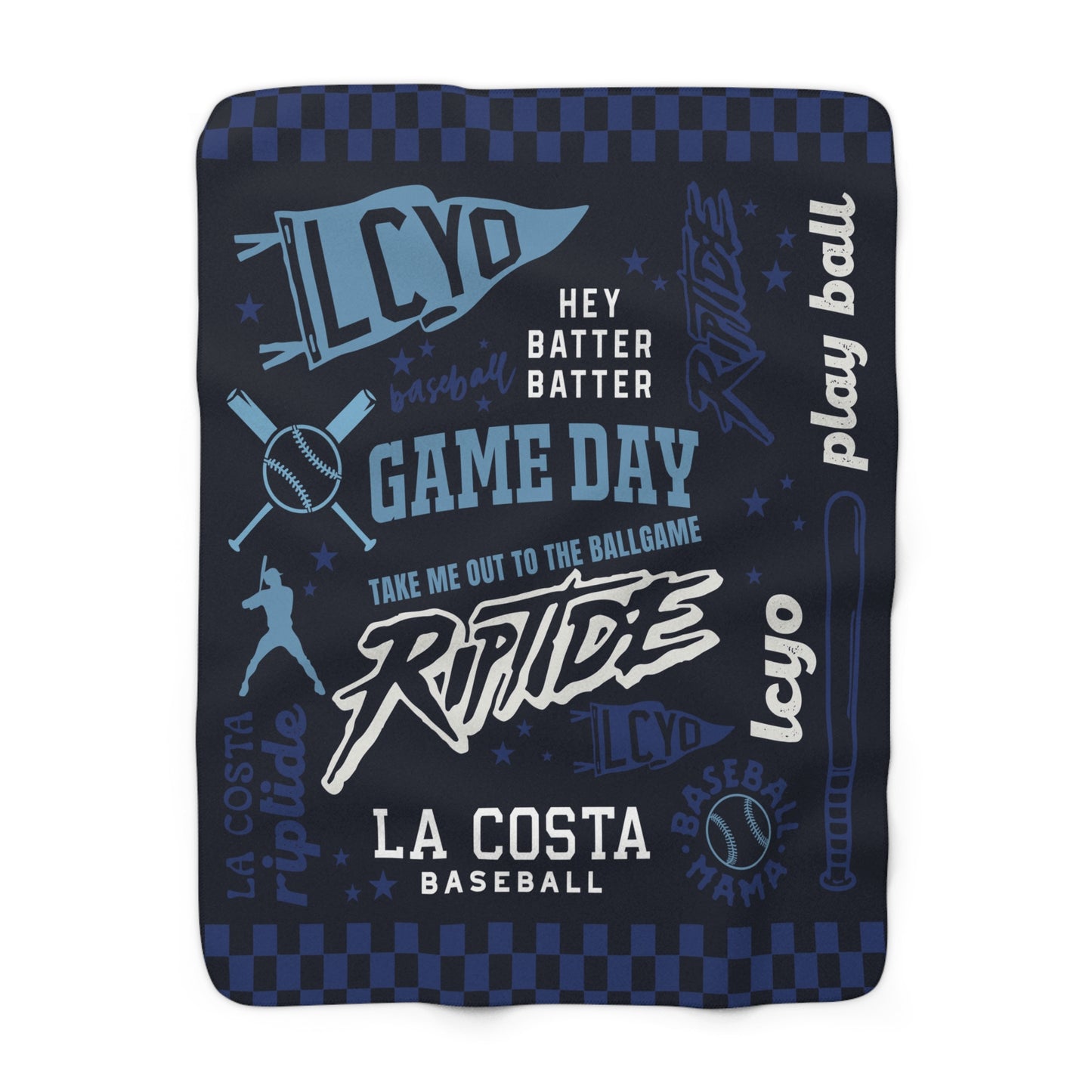 Riptide LCYO Cozy Sherpa Fleece Blanket