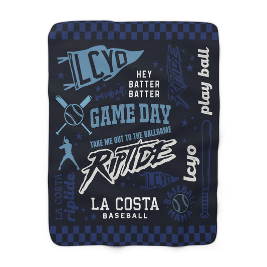 Riptide LCYO Cozy Sherpa Fleece Blanket