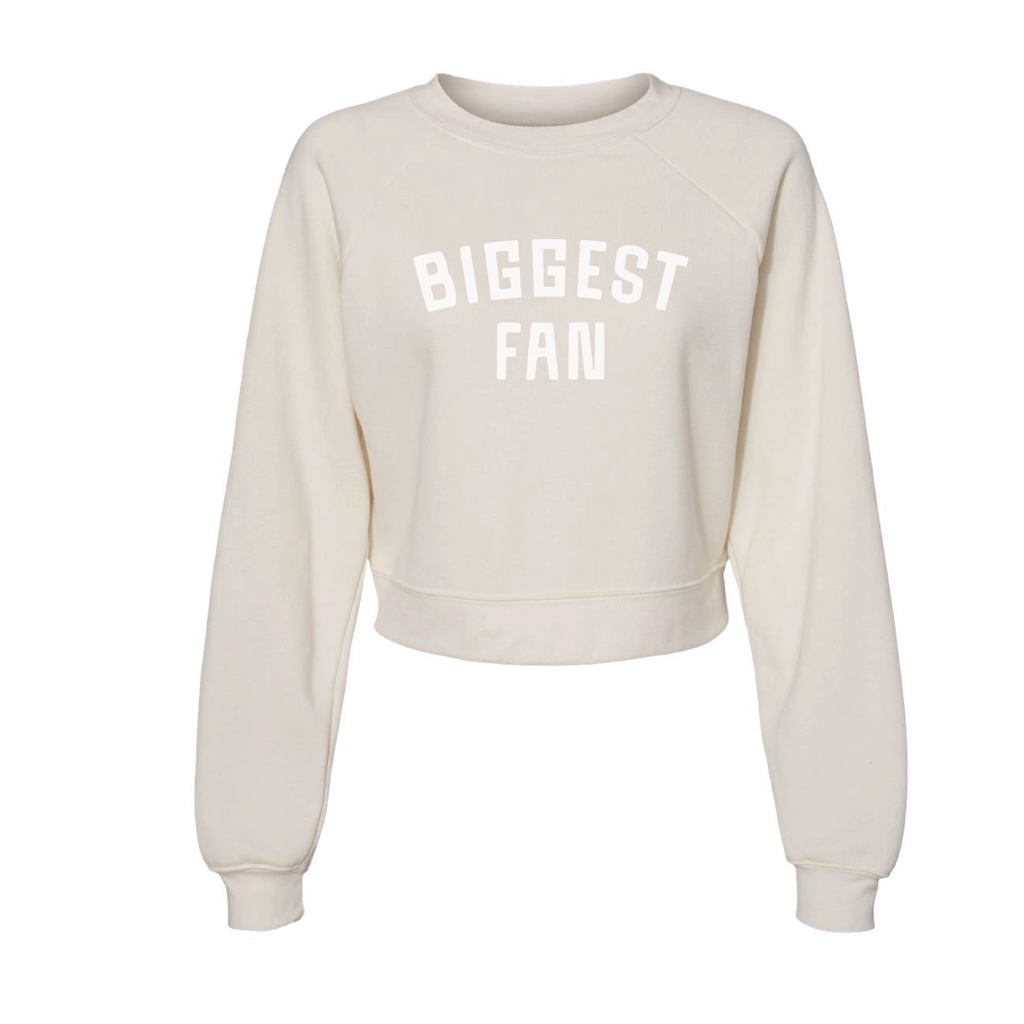 Biggest Fan Cropped Fleece Crewneck